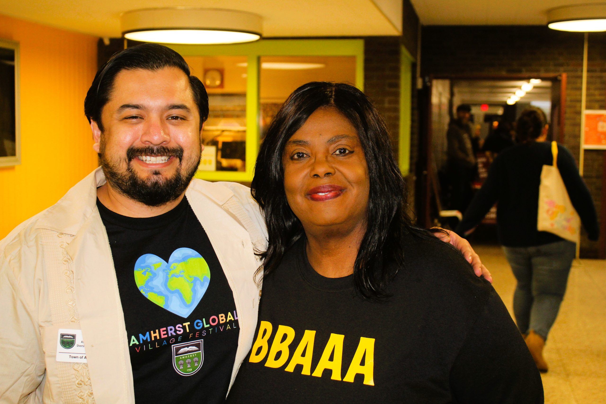 Pat Ononibaku and Town DEI Assistant Director-Philip Avila