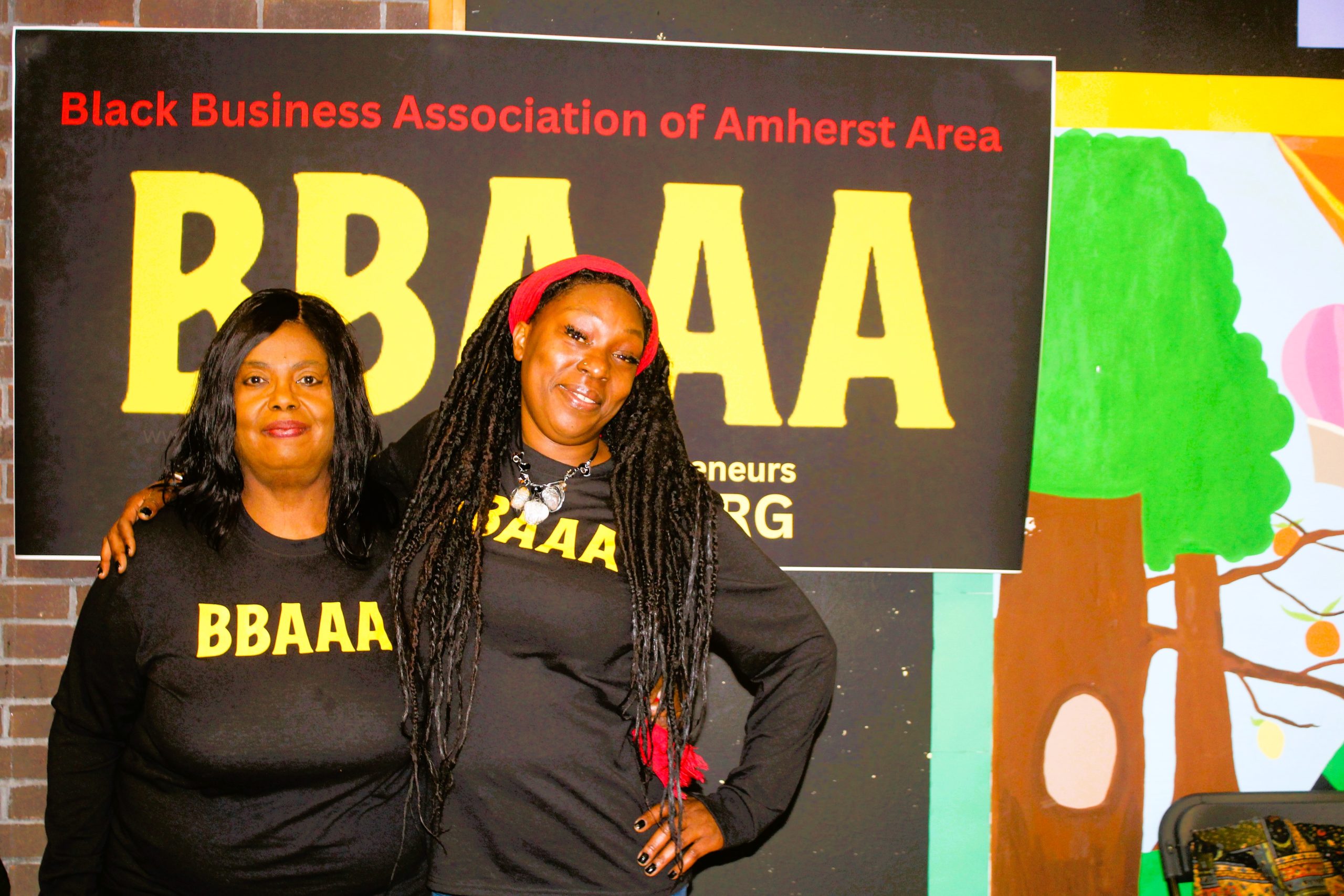 Pat Ononibaku and Yasmin Brandford at Amherst Global Village Festival-2025
