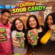 Outline Sour Candy